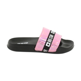 HOLO Big Star GG274A008 women's slippers pink HOLO Big Star GG274A008 women's slippers pink