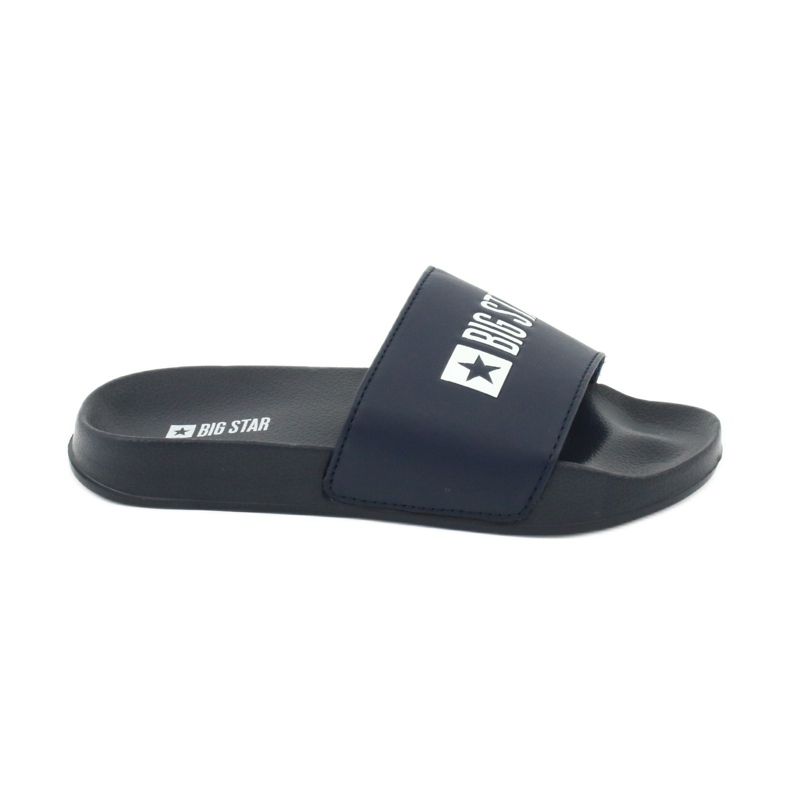 Big Star Slippers to the beach GG174934 navy blue white Big Star Slippers to the beach GG174934 navy blue white