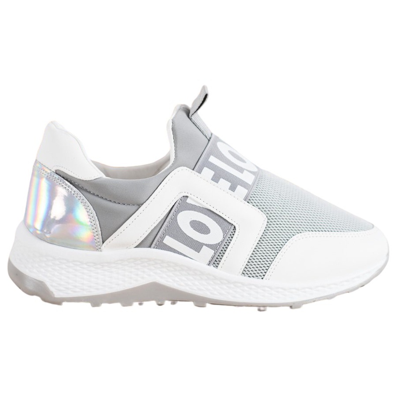 Seastar Slipons On The Love Platform white grey