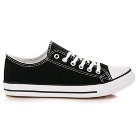 SHELOVET Black Sneakers