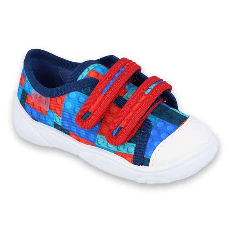 Befado children's shoes 907P114 red navy blue blue multicolored