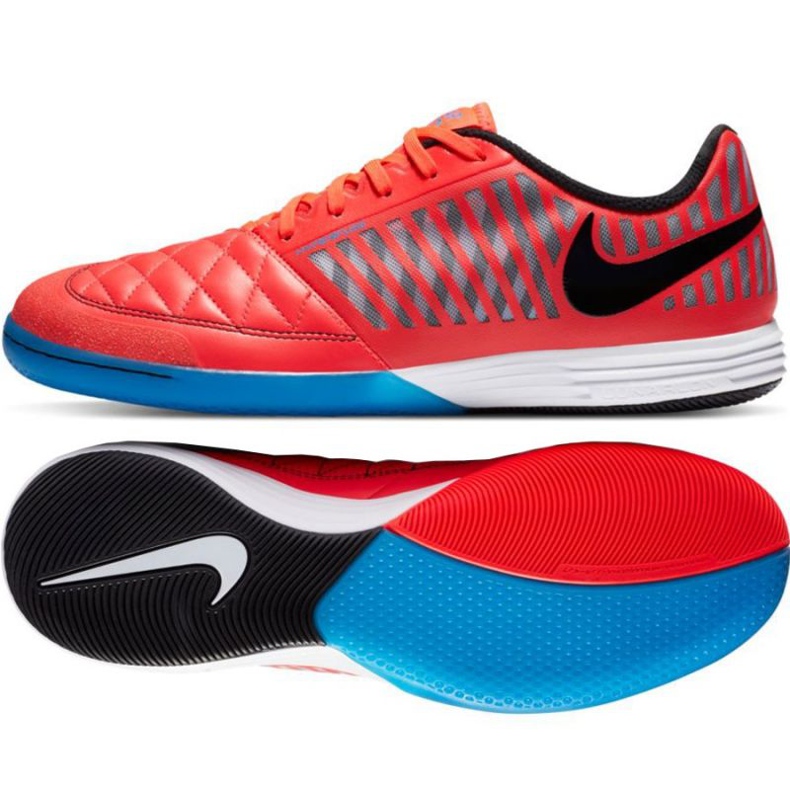 Indoor shoes Nike Lunargato Ii Ic M 580456-604 multicolored oranges and reds