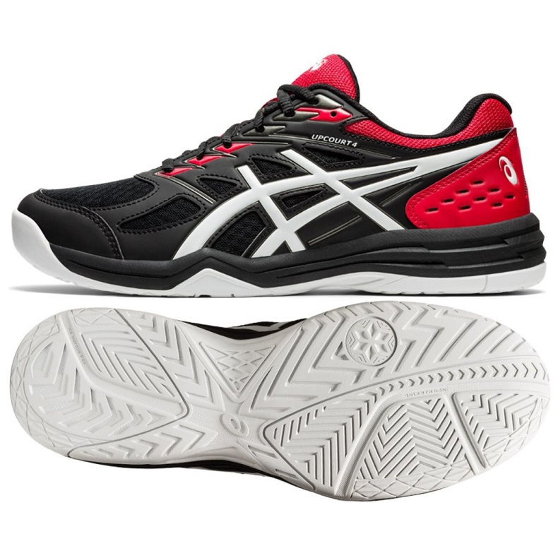Asics Upcourt 4 M 1071A053-002 volleyball shoes multicolored black