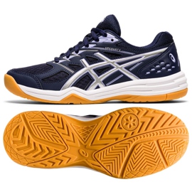 Asics Upcourt 4 W 1072A055-400 volleyball shoes multicolored navy blue