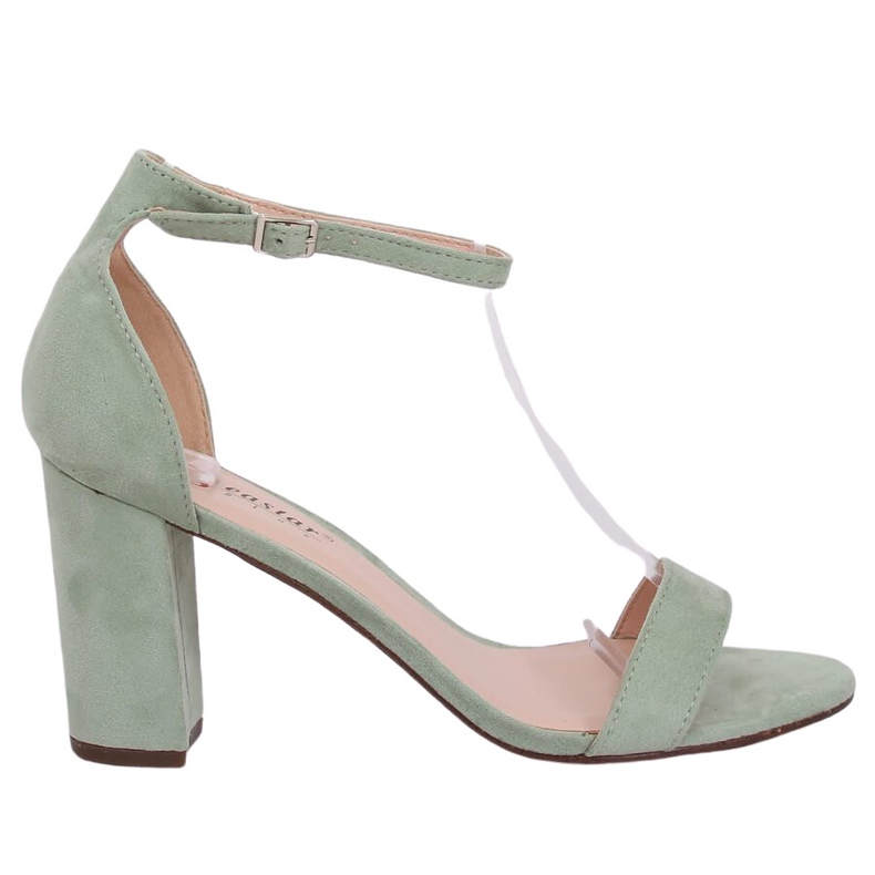 High-heeled sandals celadon CD59P Green Ii Species