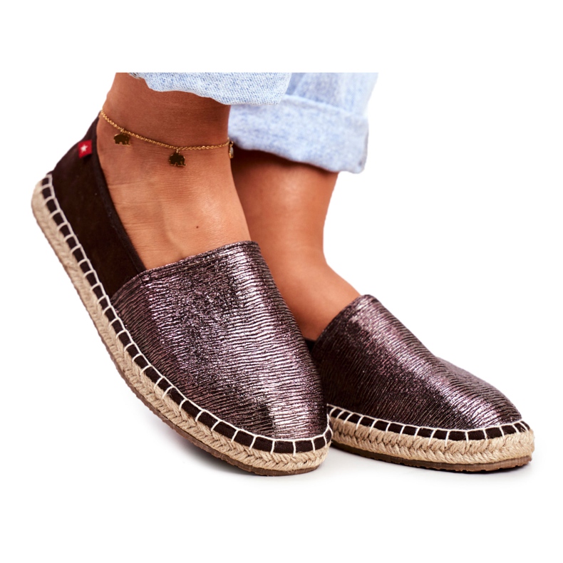 Women's Espadrilles Braided Sole Brown Big Star DD274A146