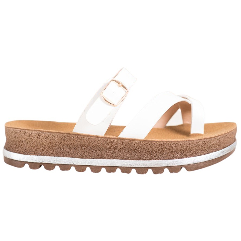 Comer Slippers On The Fashion Platform white