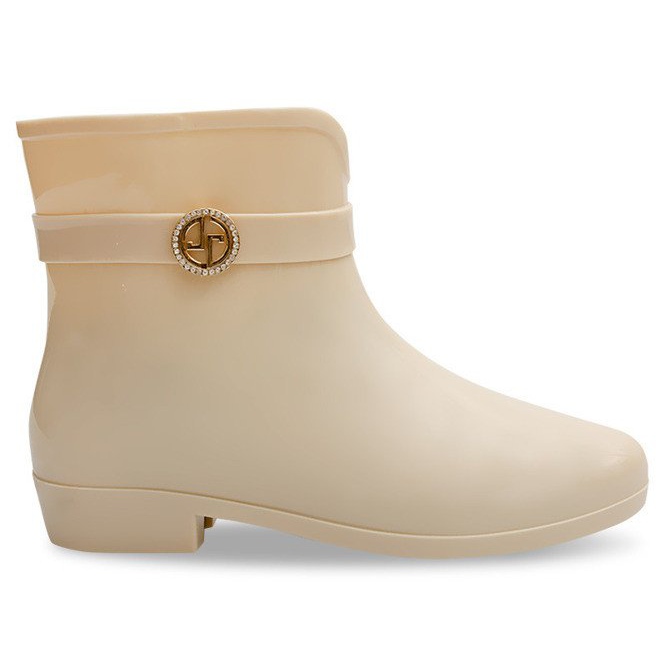 Wellington boots with bow BL02 Beige