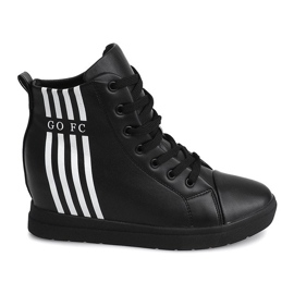 Fashionable Simple Sneakers GFA98 Black white