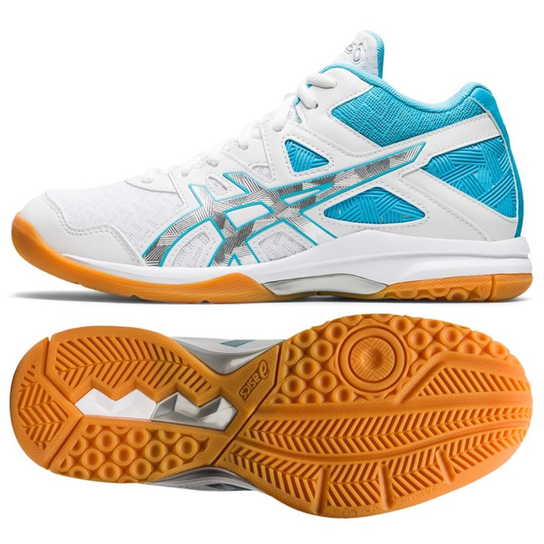 Asics Gel Task Mt W 1072A037-102 volleyball shoes multicolored white