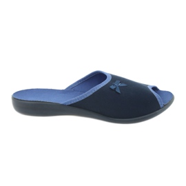 Befado women's shoes pu 254D083 navy blue