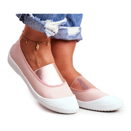 LU BOO Sneakers Slip On Slip-on Sneakers Pink Justy
