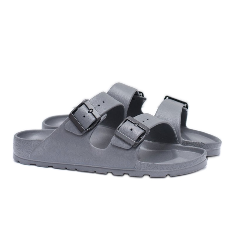 Flameshoes Men's Gray Garden Light Slippers grey Flameshoes Men's Gray Garden Light Slippers grey