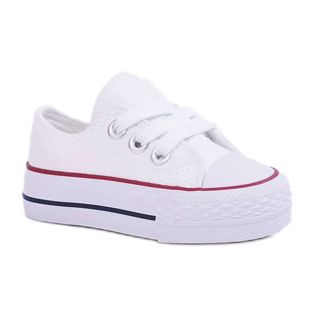 FRROCK White Filemon children's classic sneakers