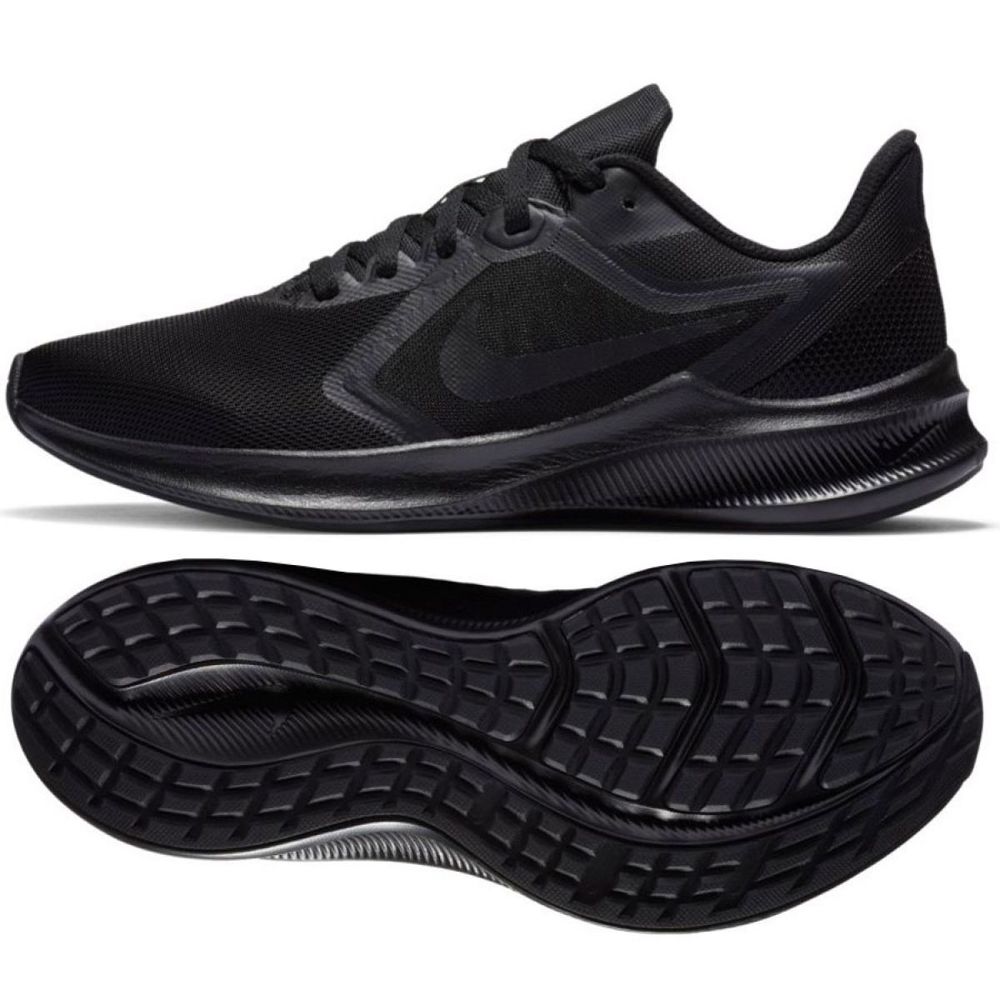 Running shoes Nike Downshifter 10 W CI9984 003 black KeeShoes