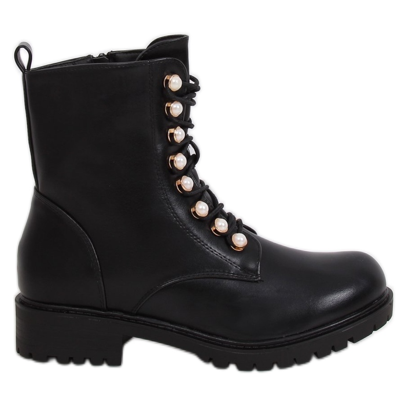 Black Workery boots NC977 Black