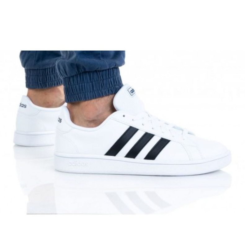 Adidas Grand Court Base M EE7904 shoes white black Adidas Grand Court Base M EE7904 shoes white black