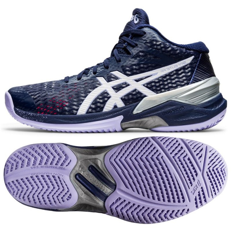 Asics Sky Elite Ff Mt W 1052A023-400 volleyball shoes graphite, navy blue blues and navy blue Asics Sky Elite Ff Mt W 1052A023-400 volleyball shoes graphite, navy blue blues and navy blue