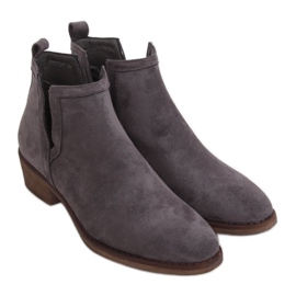 Gray Gray boots for women NS159P Gray grey