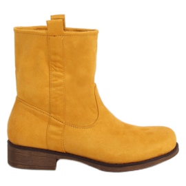 Women's suede honey boots ST-18P Yellow