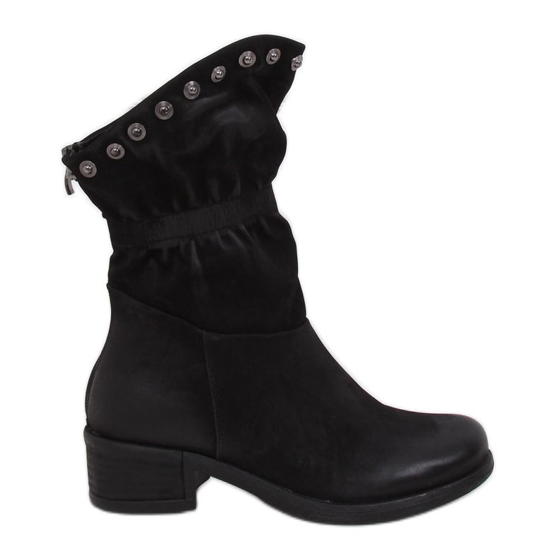 Black boots for women ST06P Black