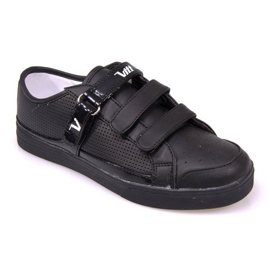Sneakers With Velcro F-1-02 Black