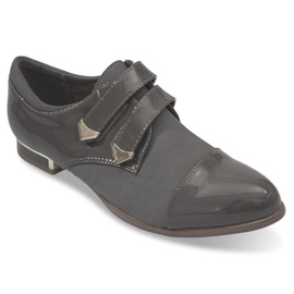 Jazzówki Brogues With Velcro 1809 Gray grey