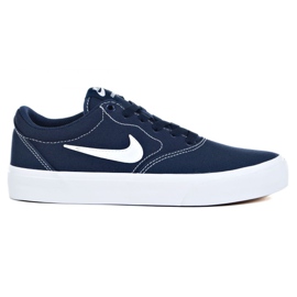 Nike Sb Charge Cnvs Jr CQ0260-400 shoes navy blue grey