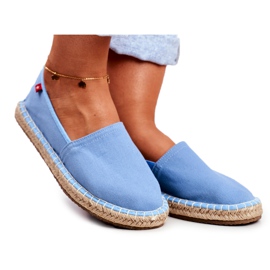 Women's Espadrilles Braided Sole Blue Big Star DD274A153