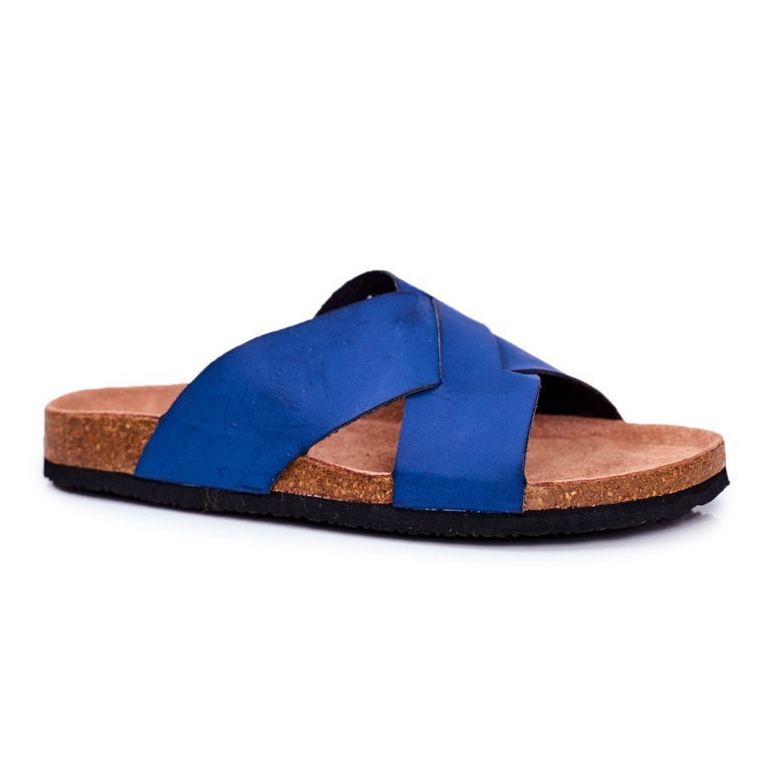 Men's Slippers Big Star Navy Blue DD174602 Men's Slippers Big Star Navy Blue DD174602