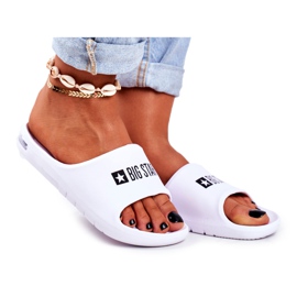 Women's Slippers Big Star Air White GG274A026