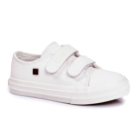 Children's Shoes Sneakers Big Star With Velcro White GG374010