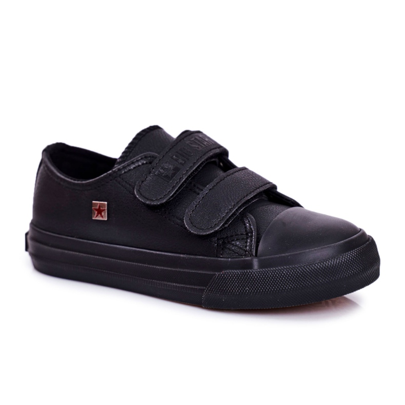 Children's Shoes Sneakers Big Star With Velcro Black GG374009