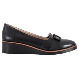 Vinceza Casual Wedge Pumps black Vinceza Casual Wedge Pumps black