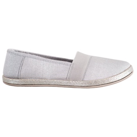 SHELOVET Stylish Slip-On Sneakers grey SHELOVET Stylish Slip-On Sneakers grey