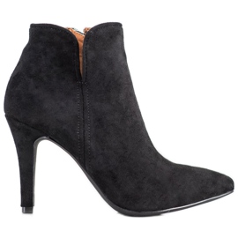 Bella Paris Classic boots on a high heel black