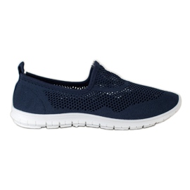 Bona Openwork Slipons blue Bona Openwork Slipons blue