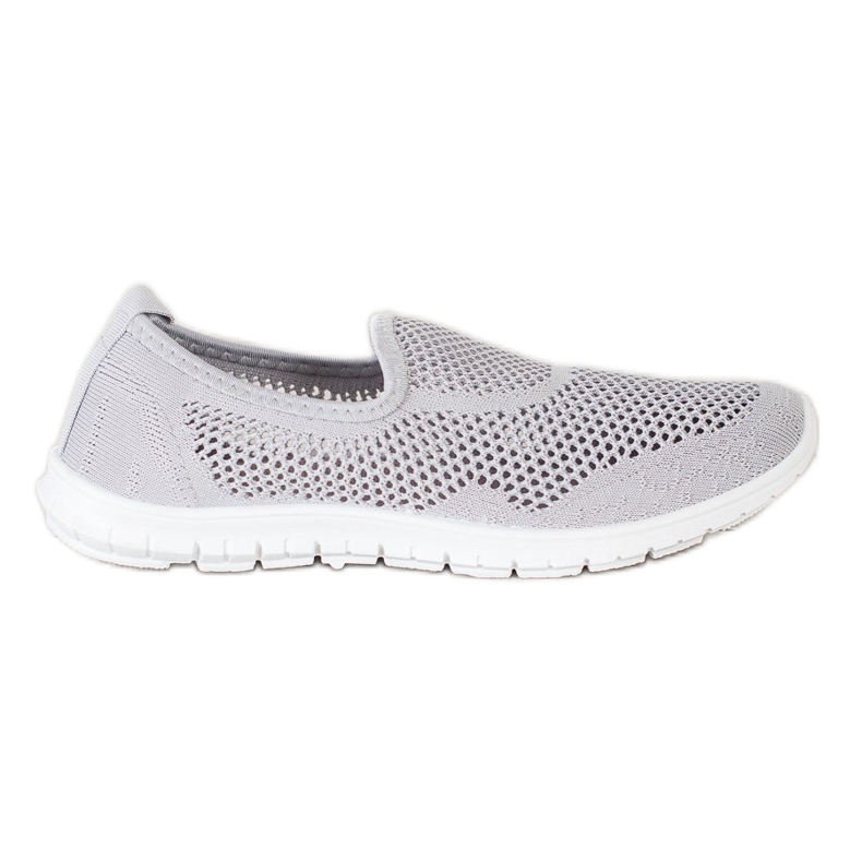 Bona Openwork Slipons grey