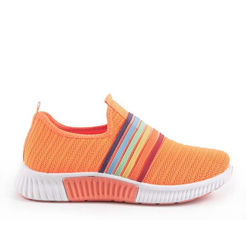 Neon Orange BS30 slip-on sports shoes multicolored
