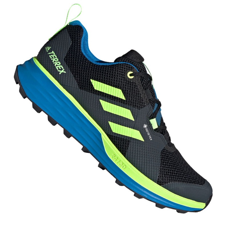 Adidas Terrex Two Gtx M FV8102 shoes black green Adidas Terrex Two Gtx M FV8102 shoes black green
