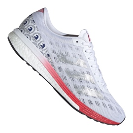 Running shoes adidas Adizero Boston 9 M FX8499 white red grey