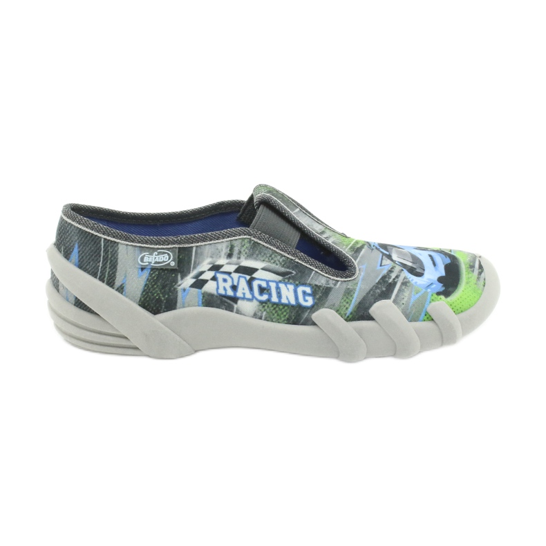 Befado children's shoes 290Y210 grey green Befado children's shoes 290Y210 grey green