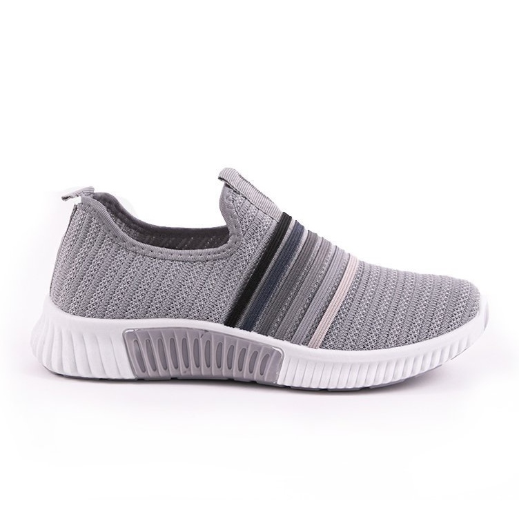 Gray sports slip-on shoes TL502-26 grey