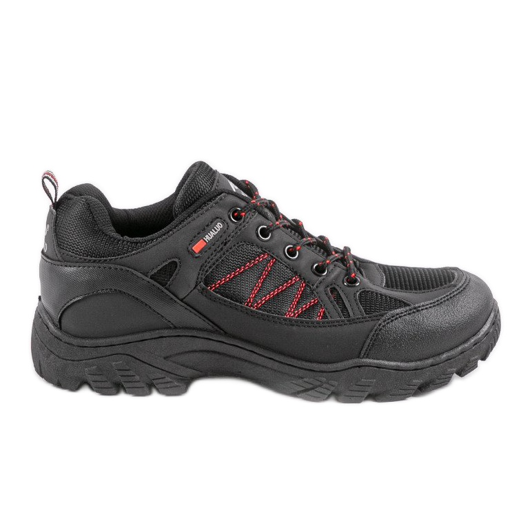 Black sports trekking shoes HL-1831B