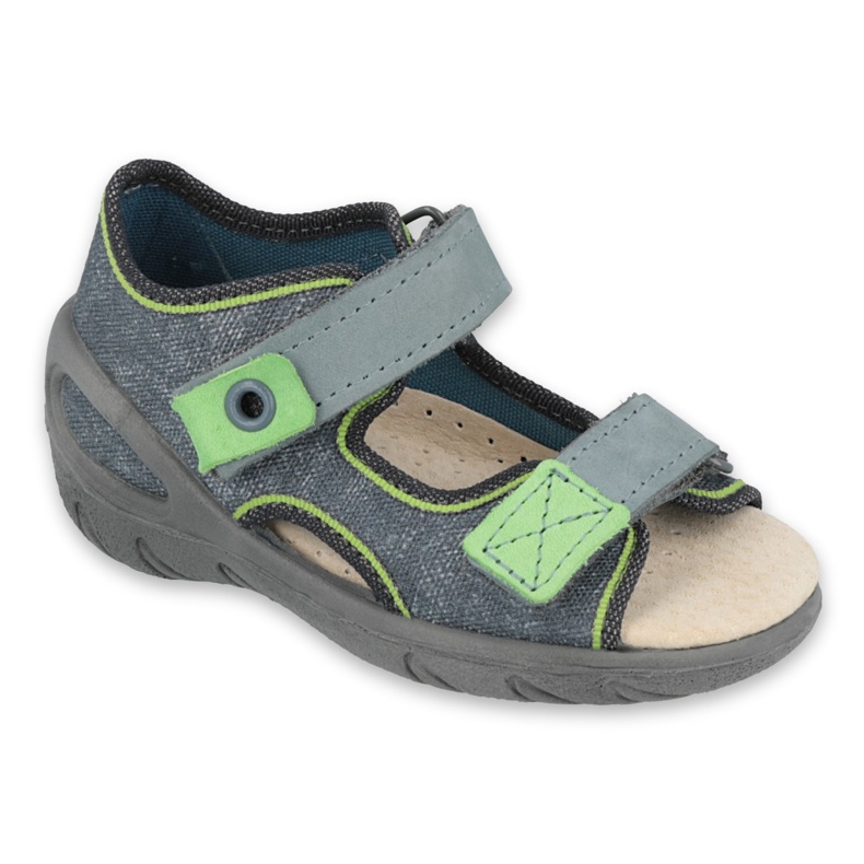 Befado children's shoes 065X141 grey green