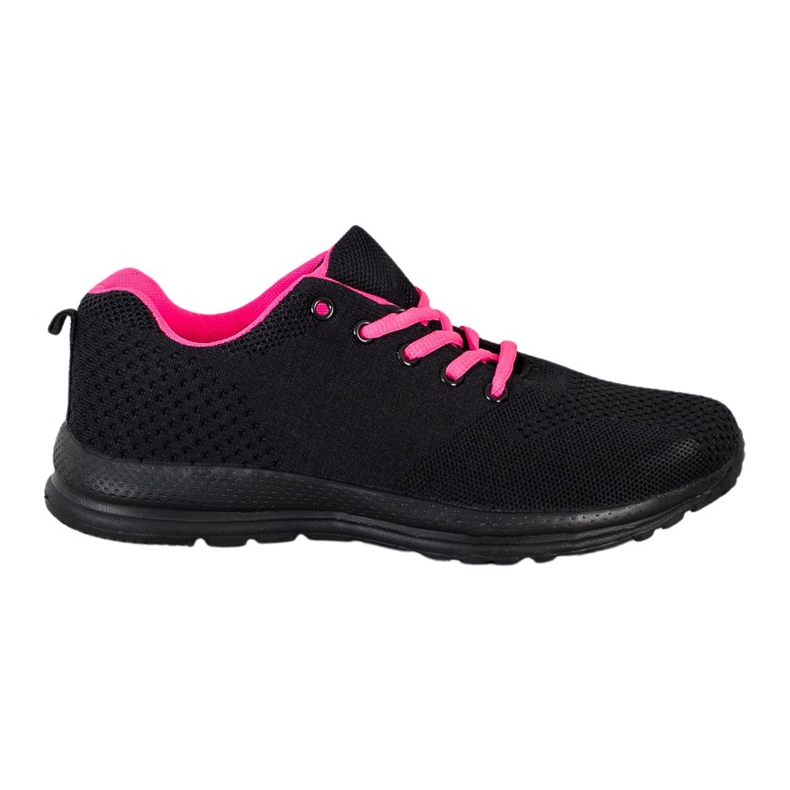 SHELOVET Light Sport Shoes black pink