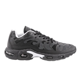 Black men's sports shoes 15009-P