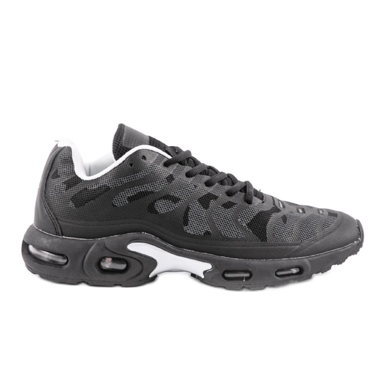 15009-P black men's sports shoes