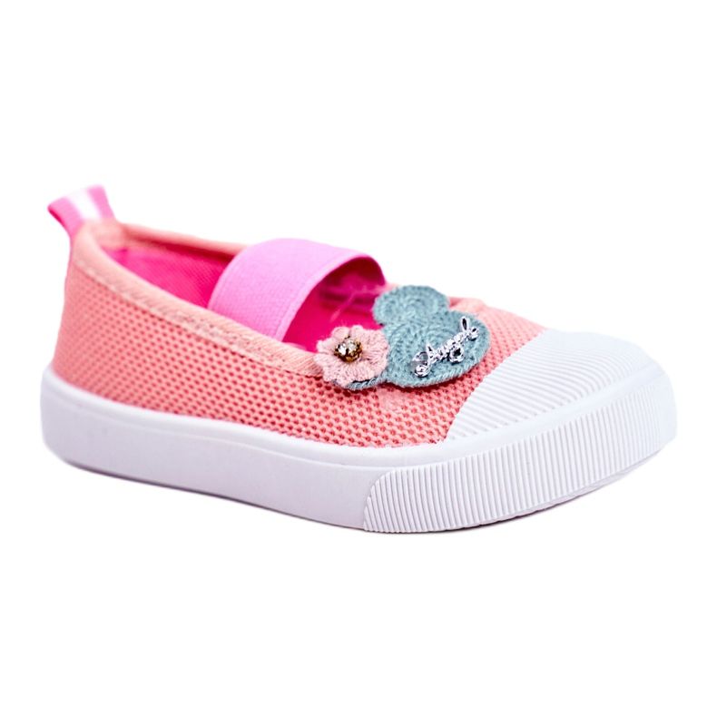 Le Scarpe Children's sneakers with Salmon Velcro Estienne multicolored pink