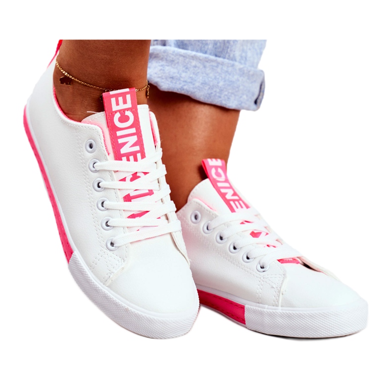 SEA Classic Women's Sneakers Fuchsia Ville white pink